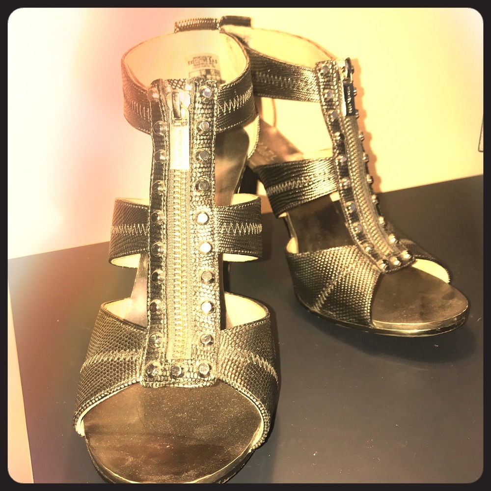 Michael Kors metallic heels